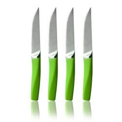 Art And Cook Green 5 inch Steak Knives (set Of 4)