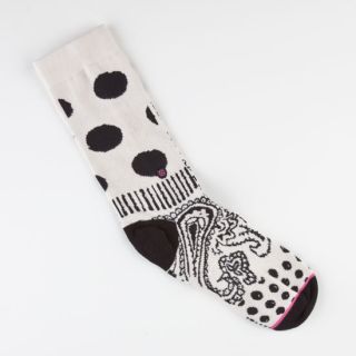 Pistol Annie Womens Crew Socks Ivory One Size For Women 241106160