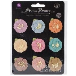 Lil Missy Mulberry Paper Flowers 1 To 1.5 9/pkg