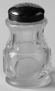 Fostoria Coin Glass Clear Shaker with Metal Lid   Stem #1372, Clear   Old
