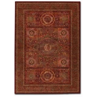Old World Classics Mamluken Burgundy Rug (46 X 66) (100 percent New Zealand semi worsted woolContains latex YesPile height 0.28 inchesStyle IndoorPrimary color BurgundySecondary colors Antique cream, black, burnished rust, navy and sagePattern Flora
