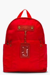 Marc By Marc Jacobs Coral Pink Preppy Backpack
