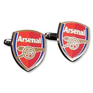 hidden Arsenal Color Crest Cufflinks