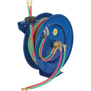 Coxreels Safety Series Twin Line Spring Driven Welding Hose Reel   25Ft.