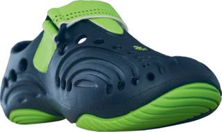 Girls Dawgs Spirit   Navy/Lime Green Casual Shoes