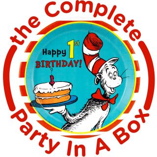 Dr. Seuss 1st Birthday Party Packs
