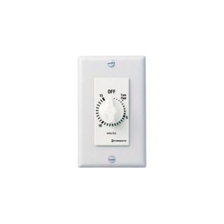 Intermatic FD15MWC Timer, 15 Minute Decorator Spring Wound Timer White