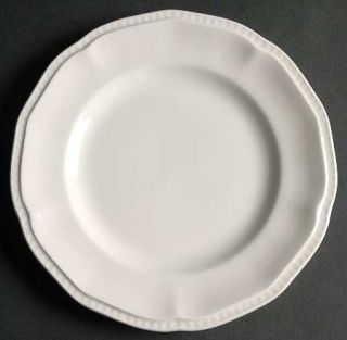 Kensington Staffords Kes2 Bread & Butter Plate, Fine China Dinnerware   All Whit
