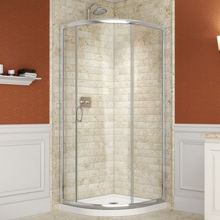 Dreamline Solo 31 3/8 X 31 3/8 Frameless Clear Sliding Shower Enclosure (Tempered glass, aluminumOptional SlimLine shower base and backwalls available Intended use IndoorTempered glass ANSI certifiedAssembly requiredProduct Warranty Limited 5 (five) yea
