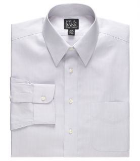 Traveler Tailored Fit Point Collar Pale Microcheck Dress Shirt JoS. A. Bank