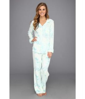 Karen Neuburger Glacier Goddess L/S Girlfriend Long PJ Womens Pajama Sets (White)