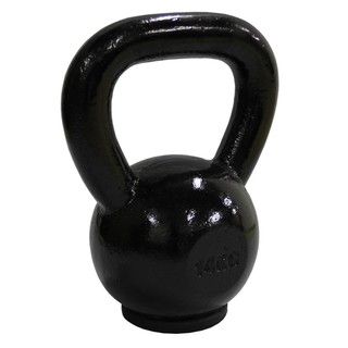 Black Kettlebell 14kg (30.8 Pound) (BlackWeight 14 kilograms (30.8 pound)Dimensions 11 inches long x 7 inches wide x 7 inches high )