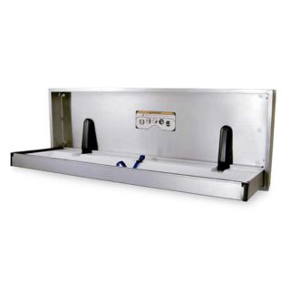 Brocar Horizontal Stainless Steel Special Needs Wall Mount Changing Station
