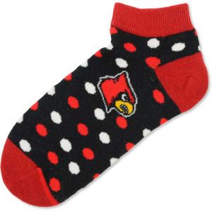 Louisville Cardinals For Bare Feet NCAA Youth Dot Sock