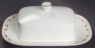Villeroy & Boch Madison Avenue Square Covered Butter, Fine China Dinnerware   Pa