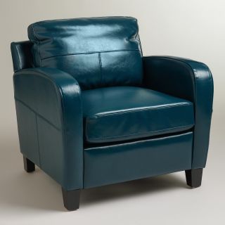 Mallard Bi Cast Leather Mason Chair   World Market