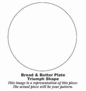 Homer Laughlin  October Leaves Bread & Butter Plate, Fine China Dinnerware   Tri