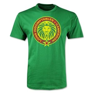 Who Are Ya Designs Cameroon Indomitable Lions T Shirt (Green)