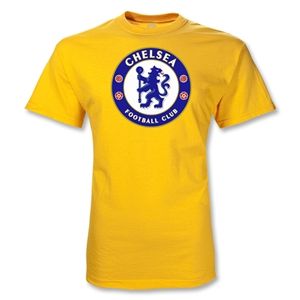 Euro 2012   Chelsea Football Logo T shirt (Yellow)