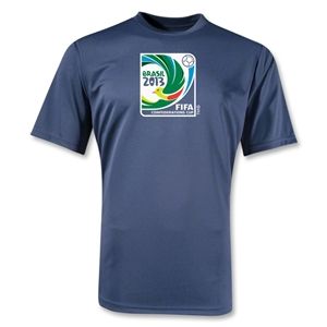 FIFA Confederations Cup 2013 Moisture Wicking Emblem T Shirt (Navy)