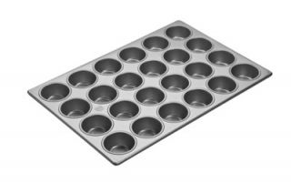 Focus Cupcake Pan, 4 Rows Of 6, Holds (24) 2 3/4 in Dia. Cupcakes, Steel