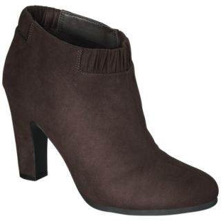 Womens Sam & Libby Selena Ankle Boot with Scrunch Back   Chocolate 8.5