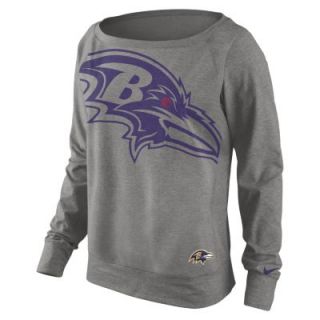 Nike Wildcard Epic (NFL Baltimore Ravens) Womens Sweatshirt   Dark Grey Heather