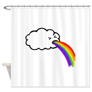  Barfing Rainbows Shower Curtain  Use code FREECART at Checkout