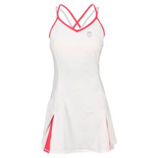 K  Swiss Women`s Curvy Spliced Tennis Dress Xlarge 175_White/Rouge_Rd