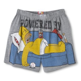 Mens The Simpsons Boxers   Gray M