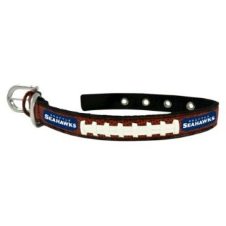 Seattle Seahawks Classic Leather Small Football Collar