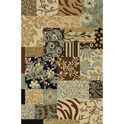 Patchwork Earth Non skid Rug (2 X 33)