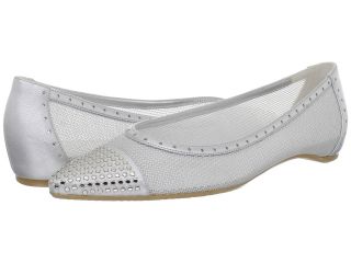 Stuart Weitzman Tipper Womens Dress Flat Shoes (Silver)