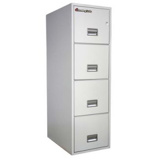 SentrySafe 4 Drawer Insulated Vertical Fire File 4T2500XX Color Lt. Gray
