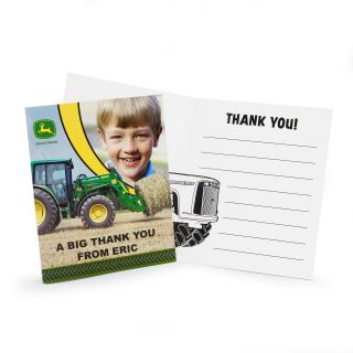 John Deere Personalized Thank You Notes