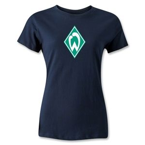 hidden Werder Bremen Crest Womens T Shirt (Navy)