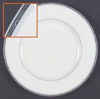 Mikasa Jade Dinner Plate, Fine China Dinnerware   Ultima Fine China,  Green Bord