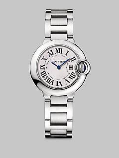 Ballon Bleu de Cartier Stainless Steel Bracelet Watch, Small   Silver