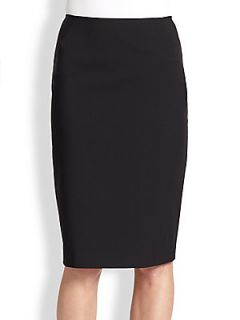 Lafayette 148 New York Modern Slim Skirt   Black