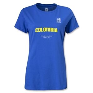 FIFA U 20 World Cup 2013 Womens Colombia T Shirt (Royal)