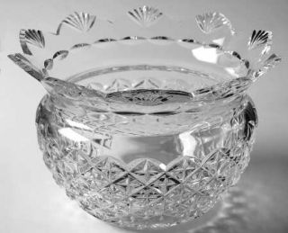 Waterford Hospitality Collection Round Bowl   Clear,Pineapple Shaped&Cut Pieces