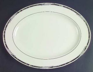 Lenox China City Chic 16 Oval Serving Platter, Fine China Dinnerware   American