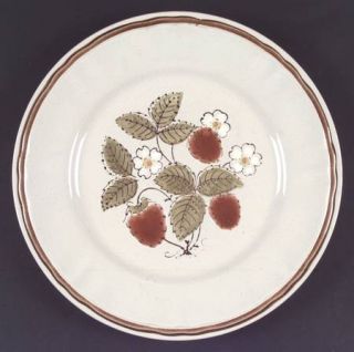 Hearthside Berries N Cream Dinner Plate, Fine China Dinnerware   Americana,Stra