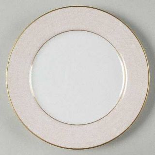 Fitz & Floyd Adobe Peach Bread & Butter Plate, Fine China Dinnerware   Bands Of