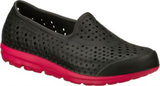 Womens Skechers H2GO   Black/Pink Casual Shoes