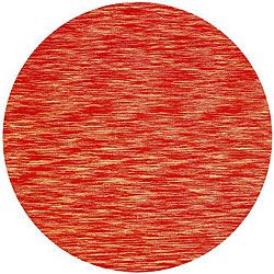 Hand tufted Mixed Copper Abrash Wool Rug (6 Round)