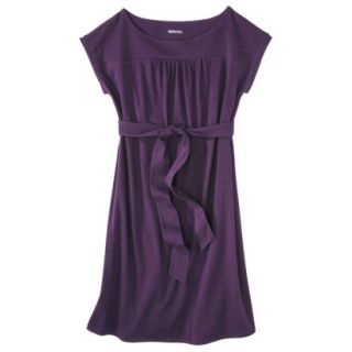 Merona Maternity Cap Sleeve Dress   Purple L