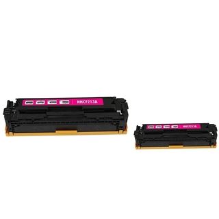 Basacc Magenta Toner Cartridge Compatible With Hp Cf213a (pack Of 2)