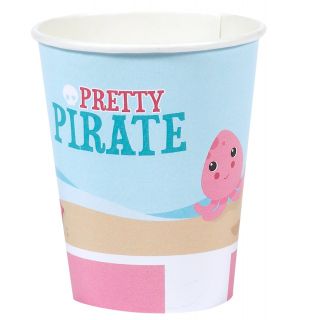 Pretty Pirates Party 9 oz. Paper Cups