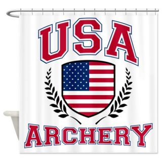  USA Archery Shower Curtain  Use code FREECART at Checkout